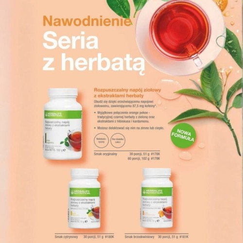 Zestaw Startowy Herbalife rodzaje herbat