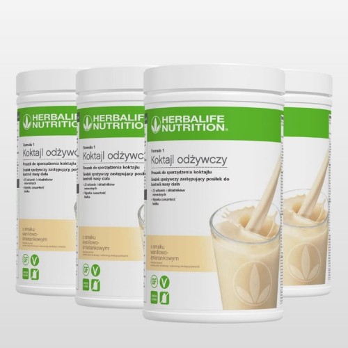 Koktajle Formuła 1 Herbalife 780g - 4 szt.
