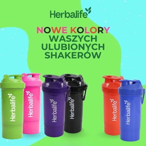 NEON Shaker Herbalife - różne kolory, 600ml