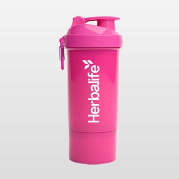 NEON Shaker Herbalife - różowy, 600ml