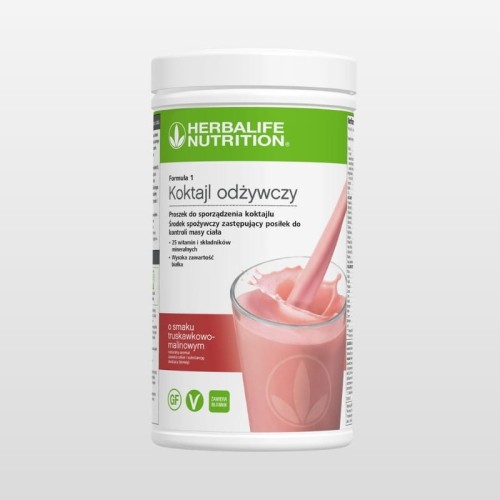 Koktajl Formuła 1 Herbalife truskawkowo-malinowy 550g