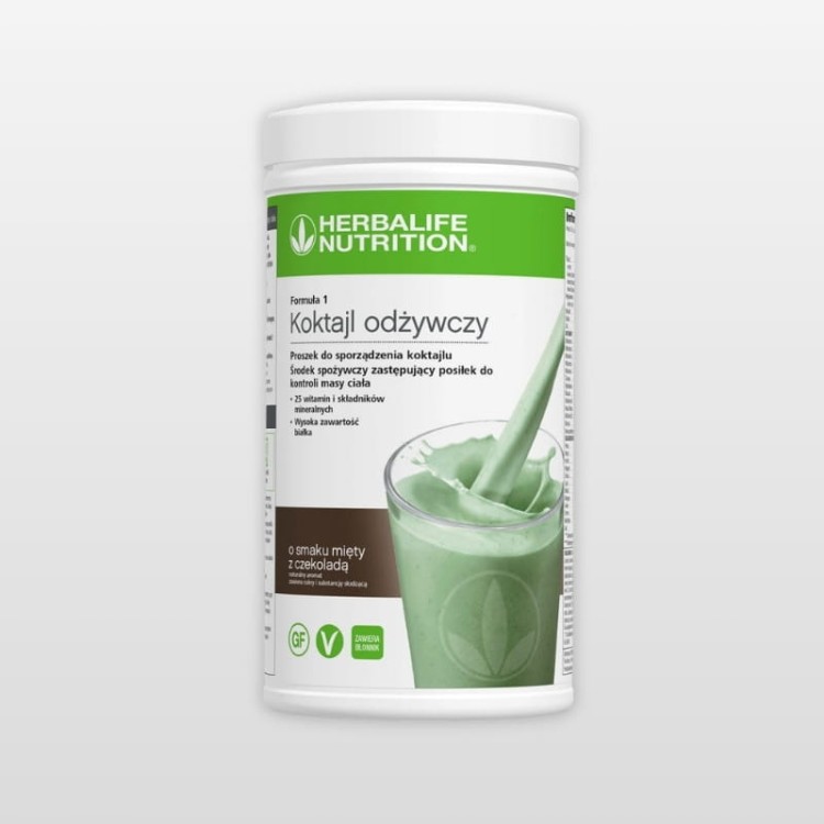 Koktajl Formuła 1 Herbalife mięta z czekoladą 550g