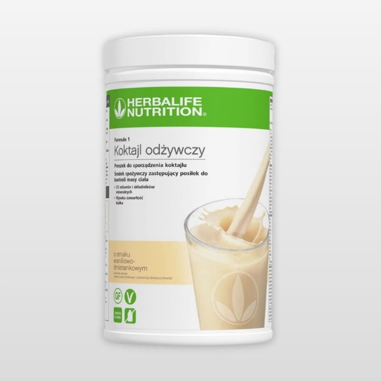 Koktajl Formuła 1 Herbalife waniliowo-śmiet. 780g