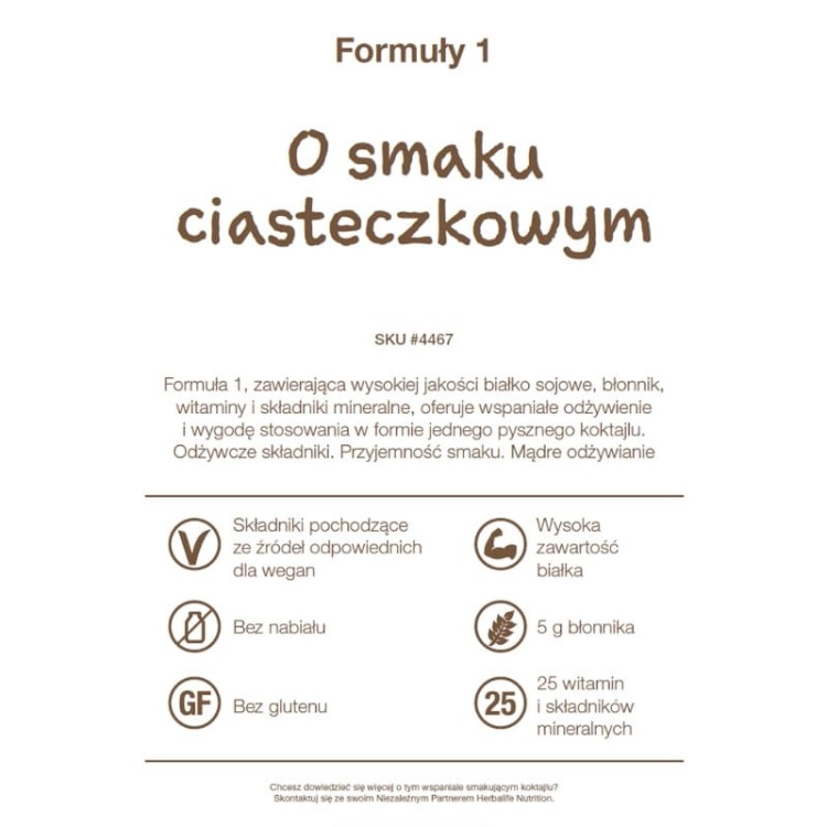 Koktajl odżywczy Herbalife ciasteczkowy 550g