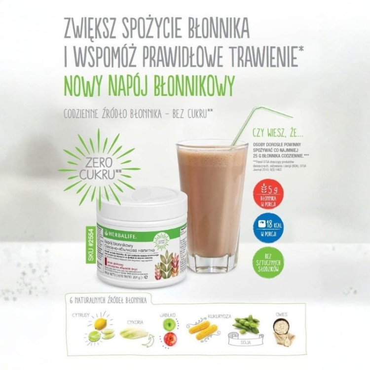 Napój błonnikowy Herbalife błonnik z 6 źródeł