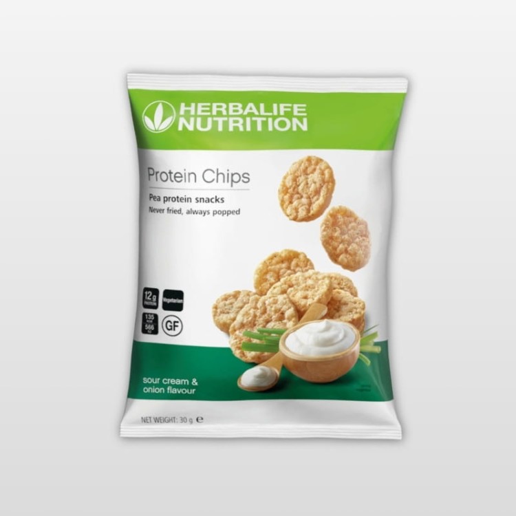 Chipsy proteinowe Herbalife cebulowo-śmietanowe 10x30g