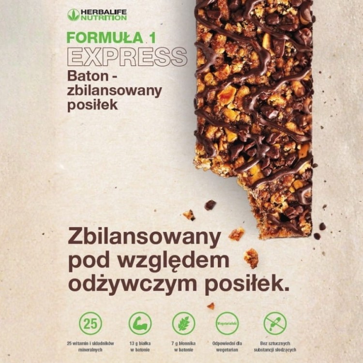 Formuła 1 Express gorzka czekolada zamiennik posiłku