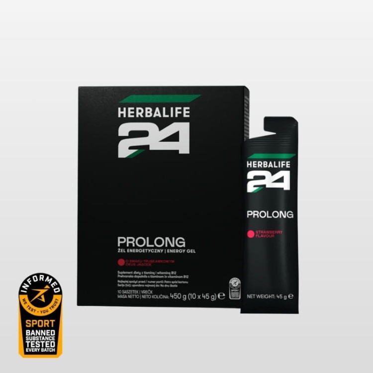 H24 Prolong Żel energetyczny Herbalife 10 saszetek