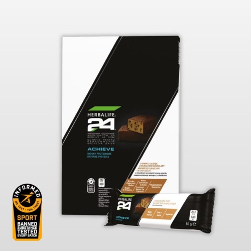 H24 Achieve Baton ciastka z czekoladą 6 szt.