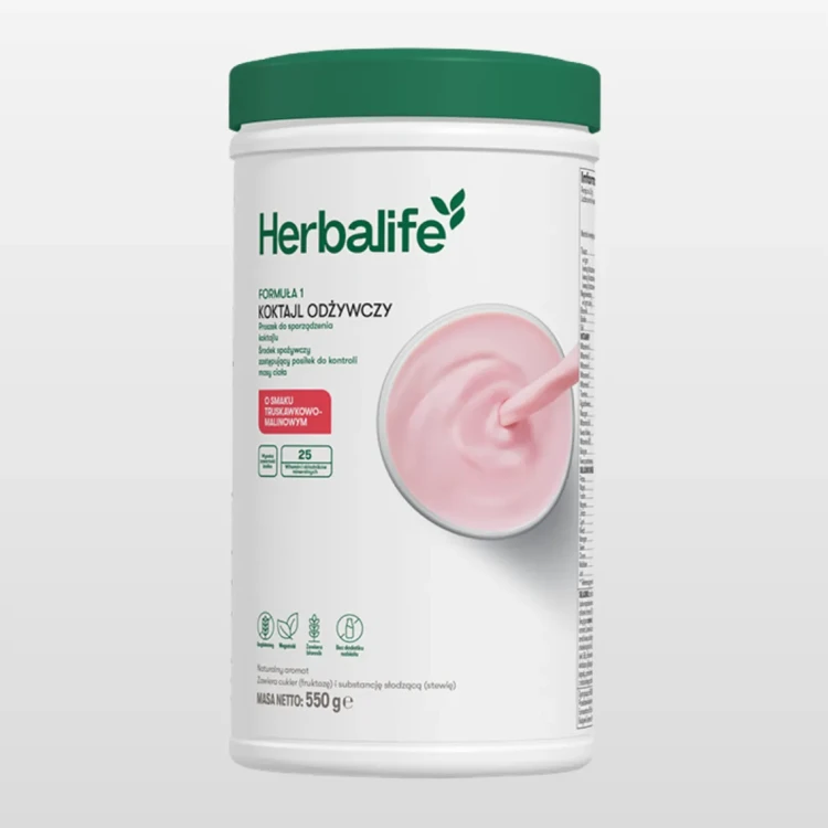 Koktajl Formuła 1 Herbalife truskawkowo-malinowy 550g
