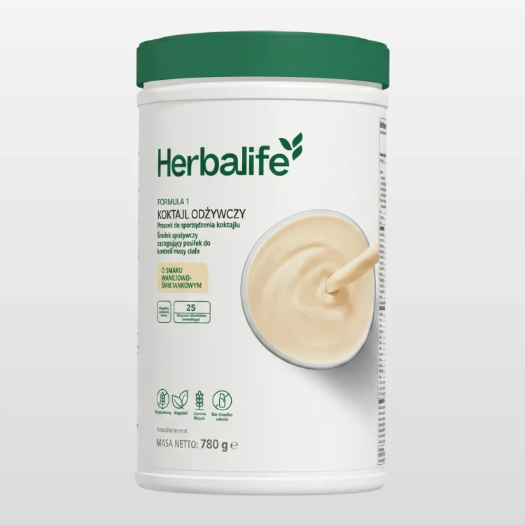 Koktajl Formuła 1 Herbalife waniliowo-śmiet. 780g