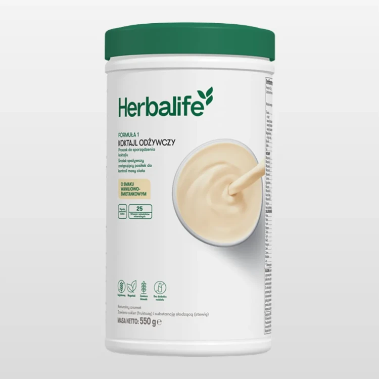 Koktajl Formuła 1 Herbalife waniliowo-śmiet. 550g