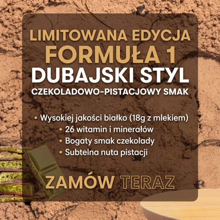 Koktajl Formuła 1 Herbalife czekoladowo-pistacjowy 500g