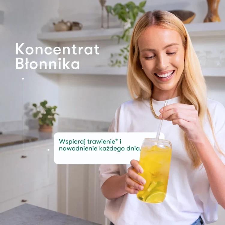 Koncentrat błonnika smak słodkiej pomarańczy i jagód goji