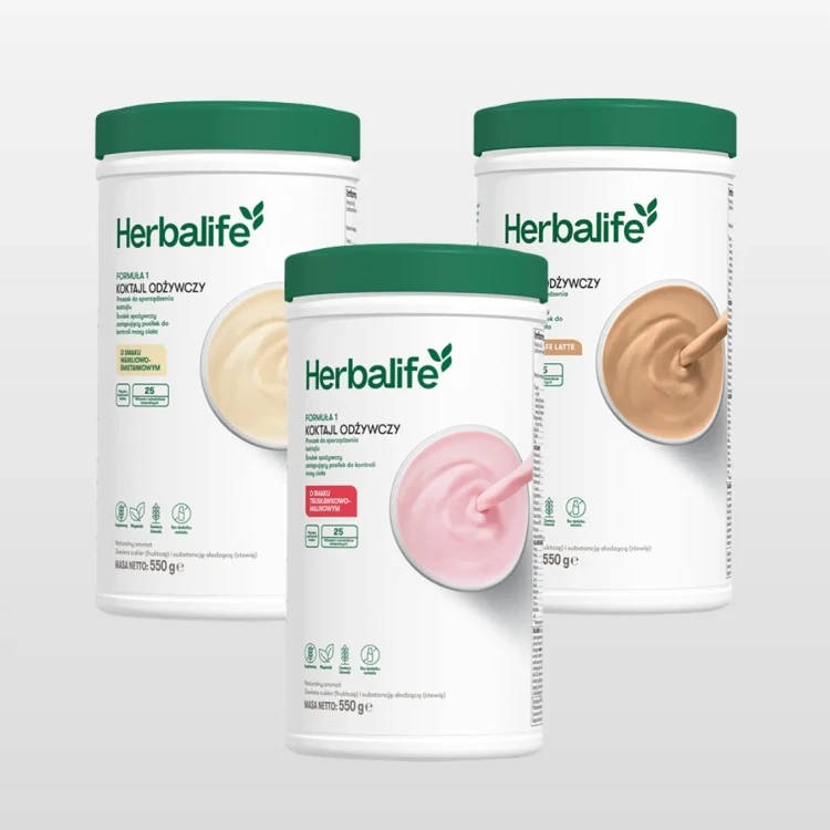 Koktajle Formuła 1 Herbalife różne smaki - 3 szt.