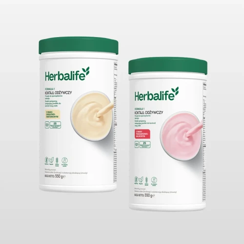 Koktajle Formuła 1 Herbalife różne smaki - 2 szt.