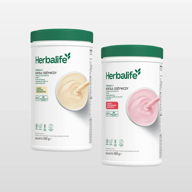 Koktajle Formuła 1 Herbalife różne smaki - 2 szt.