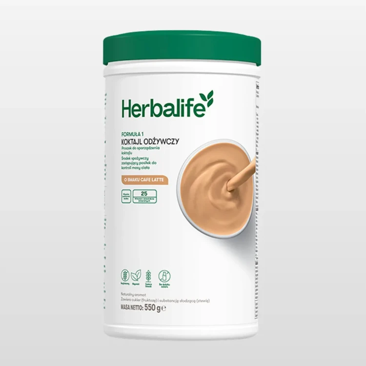 Koktajl Formuła 1 Herbalife cafe latte 550g