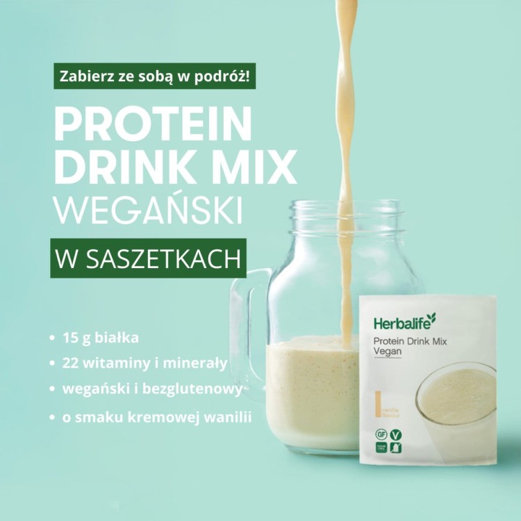 Protein drink mix Herbalife Wegański 7 sasz.