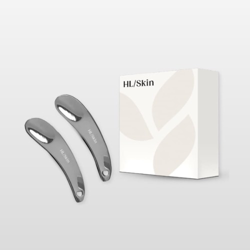 HL/Skin - Zestaw eleganckich szpatułek do pielęgnacji skóry - 2 szt.