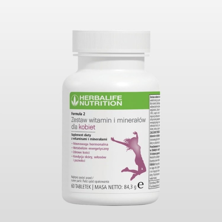 Zestaw wit. i minerałów dla kobiet Herbalife 60 tabl.