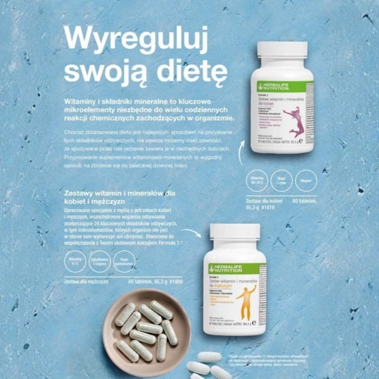 Zestaw wit. i minerałów Herbalife