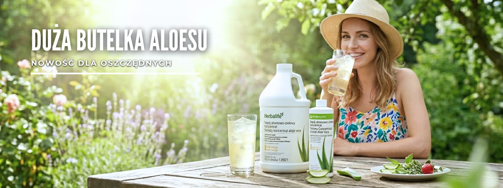 Duża butelka aloesu mango Herbalife