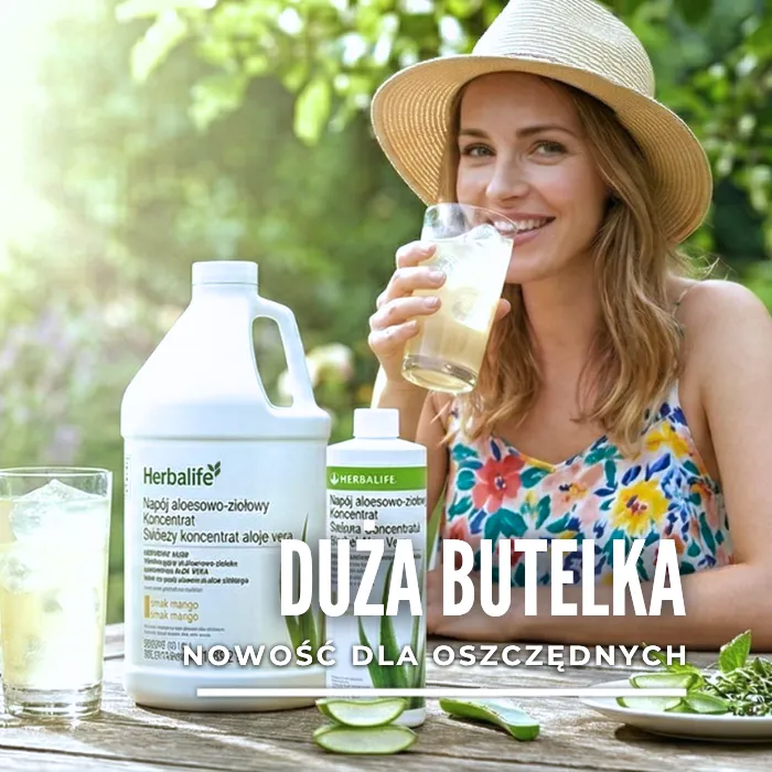 Duża butelka aloesu mango Herbalife