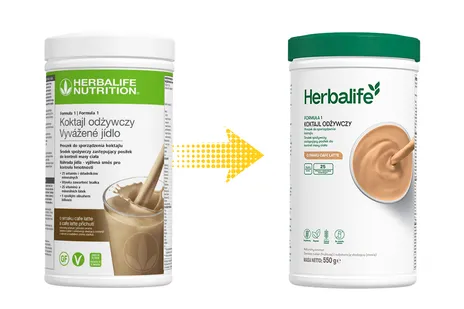 Koktajl Formuła 1 Herbalife cafe latte 550g