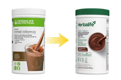 Koktajl Formuła 1 Herbalife delikatna czekolada 550g