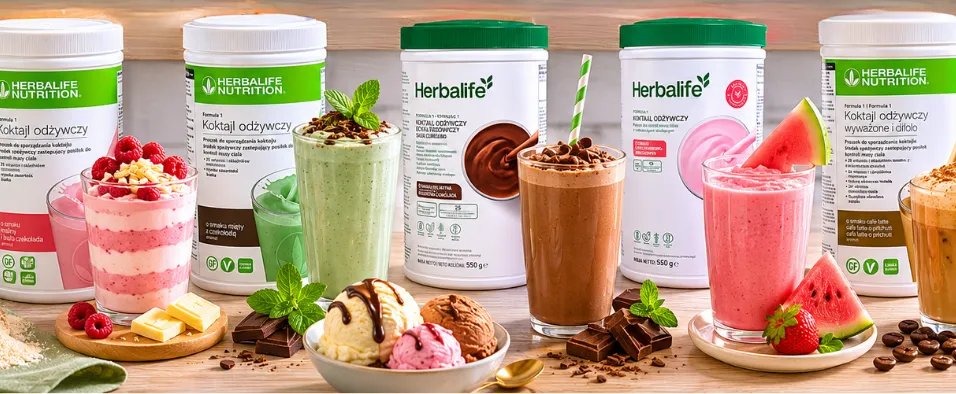 Przepisy na koktajl Herbalife Formuła 1