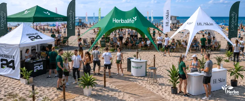 Strefa Herbalife w Projekcie City TVN Style - Łeba, Krynica Morska