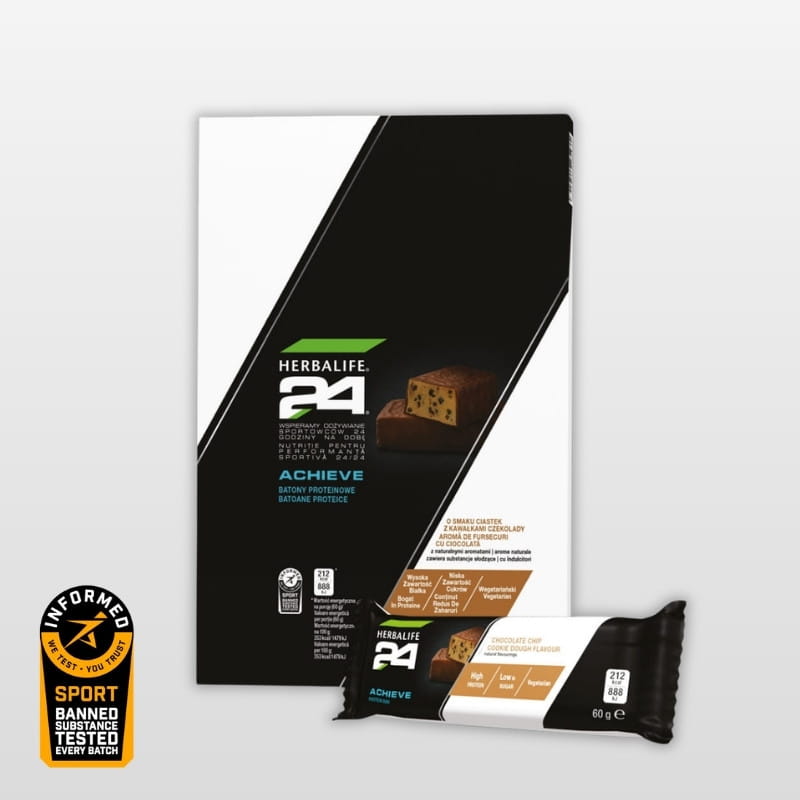 H24 Achieve Baton ciastka z czekoladą 6 szt.